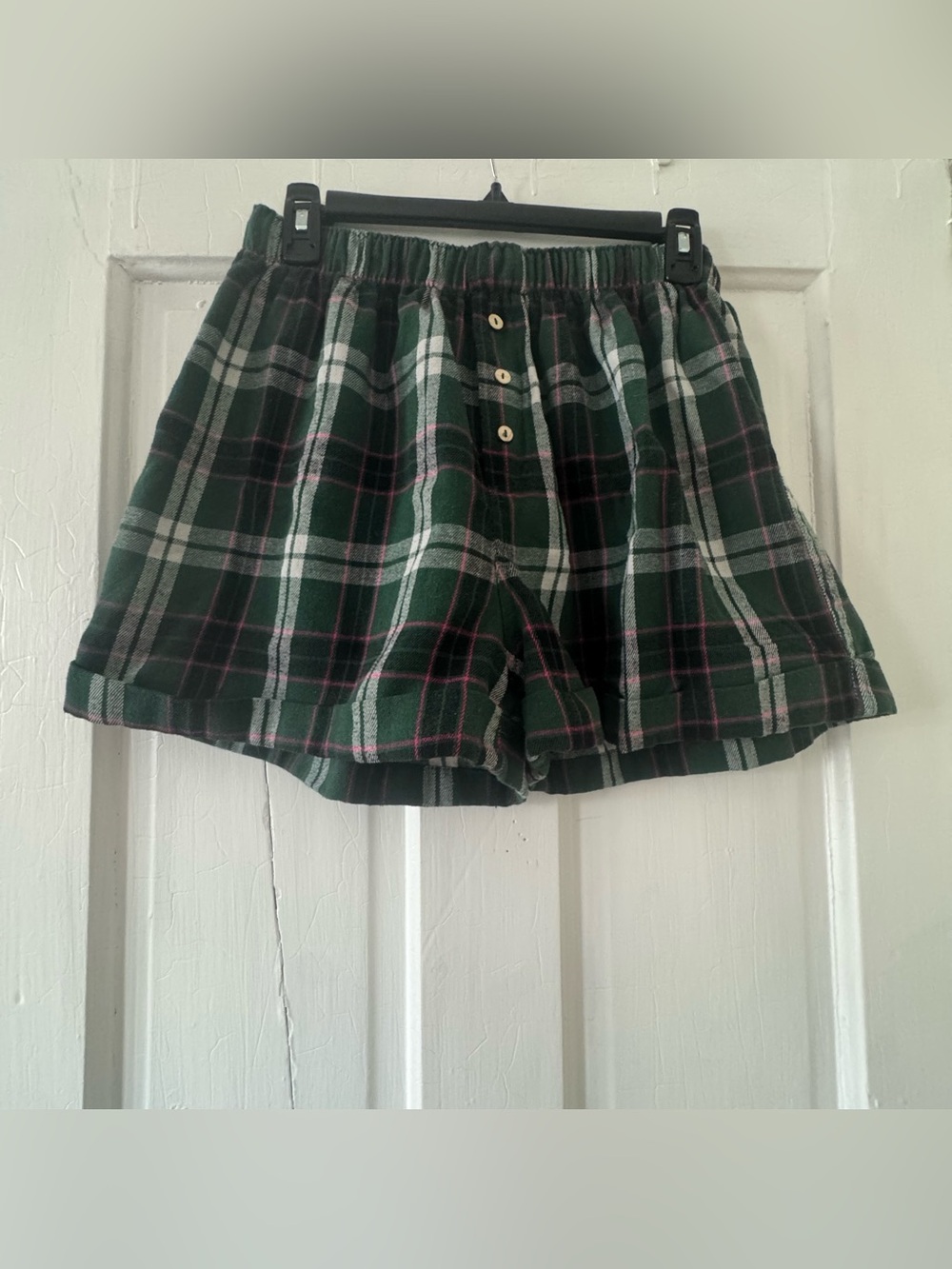 intimately Free People plaid sleep shorts